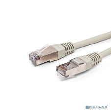 Кабель патч-корд, Filum FL-F5-1M F/UTP 5e cat. 1м, 26AWG(7x0.16 мм), омедненный алюминий (CCA), PVC, серый