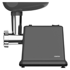 Мясорубка электрическая CENTEK CT-1626 черный, 2000 Вт, 2.0 кг/мин, реверс, защита от перегрузки, насадки - 6