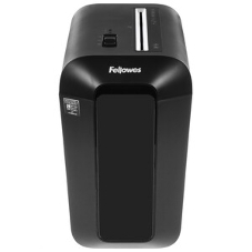 Шредер Fellowes PowerShred LX65 черный (секр.P-4)/перекрестный/10лист./22лтр./скрепки/скобы/пл.карты