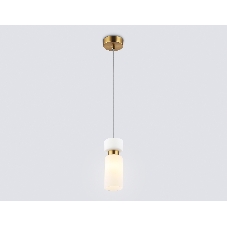 Светильник Ambrella light LH56122 BS/FR латунь/белый матовый E14 max 40W D65*1500