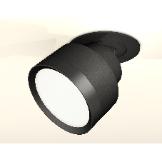 Светильник Ambrella Light XM8102500 SBK/PBK черный песок/черный полированный GX53 (A2242, A2106, C8102, N8113)