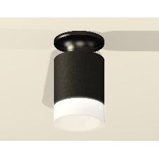 Светильник Ambrella Light XS6302111 SBK/PBK/FR черный песок/черный полированный/белый матовый MR16 GU5.3 (N6902, C6302, N6248)