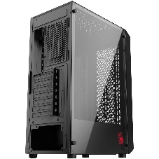 Компьютерный корпус Bloody BD-CC114 черный без БП ATX 8x120мм 1xUSB 2.0 1xUSB 3.0 audio bott PSU
