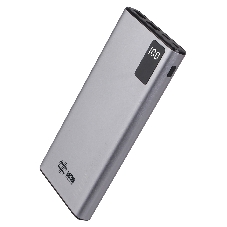 Портативный аккумулятор Cactus CS-PBFSLT-10000 10000mAh 3A 2xUSB серый