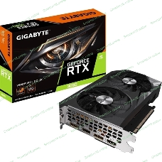 Видеокарта Gigabyte GV-N3060WF2OC-12GD (V2.0) PCIE16 12288Mb 192 GDDR6 1792/15000 HDMIx2 DPx2 HDCP Ret