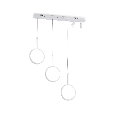 Светильник Ambrella light FL5277/3+2 WH белый 59W 3000K/4200K/6400K+4200K 800*200*1200 (ПДУ ИК)