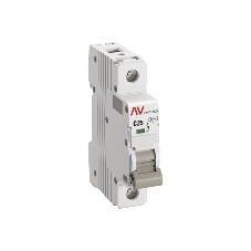 Выключатель автоматический Averes AV-6 1P 25A (C) 6kA