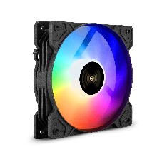 Вентилятор для корпуса ExeGate EX12025HM3PM.FRGb.5CS черный, 120 мм, 1200 об/мин, 24 дБ, 3 pin