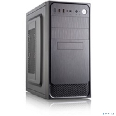 Компьютерный корпус с блоком питания Foxline 450Вт. Сase Forza mATX, 450W, 2xUSB 2.0, Black, w/o FAN, 12 см fan PSU, power cord