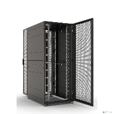 Шкаф серверныйЦМО! ПРОФ напольный 42U (800x1200) дверь перфорированная 2 шт., черный, в сборе (ШТК-СП-42.8.12-44АА-9005)
