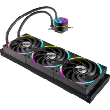 Кулер с водяным охлаждением Formula V Line ICE JET GLOW 360 WH, 360мм, 3x120мм, ARGB fans, LGA115X/1200/1700/1851, AM4/AM5