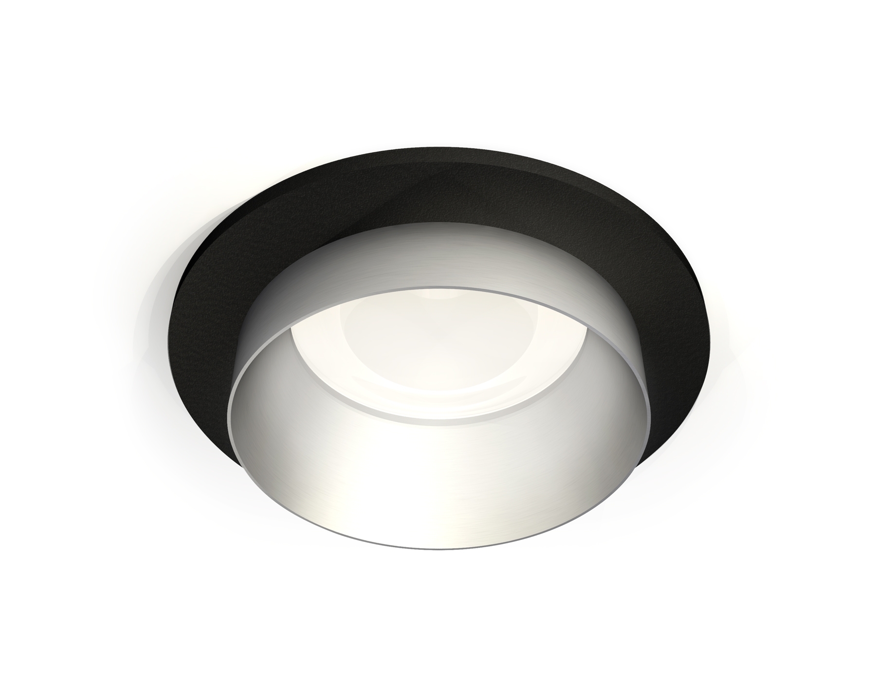 Комплект встраиваемого светильника Ambrella light XC6513023 SBK/MCH черный песок/хром матовый MR16 GU5.3 (C6513, N6133)