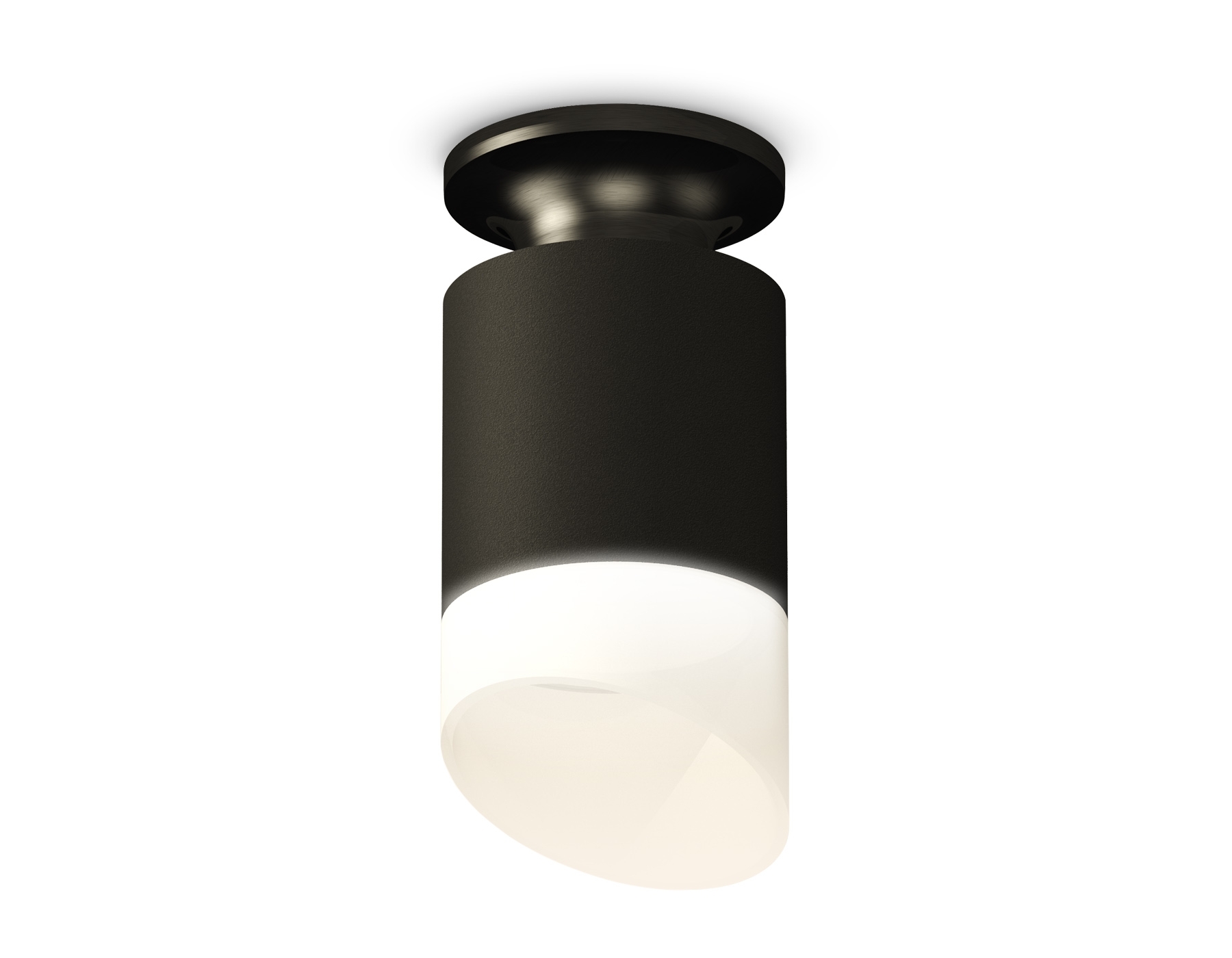 Светильник Ambrella Light XS6302112 SBK/PBK/FR черный песок/черный полированный/белый матовый MR16 GU5.3 (N6902, C6302, N6256)