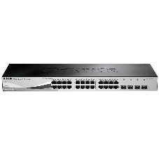 Коммутатор D-Link DGS-1210-28/F3A, 24×1 Гбит/с + 4×1 Гбит/с Combo, настраиваемый