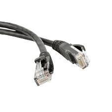 Патч-корд Lanmaster LSZH UTP кат.5e, 1.5 м, черный