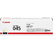 Картридж лазерный Canon 045Y желтый, 1300 стр., для i-SENSYS MF631/633/635, LBP611