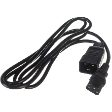 Шнур питания Lanmaster С13-C20, 3х0.75, 220В, 10А, черный, 2 метра