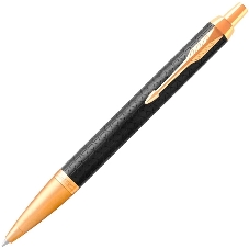 Ручка шариковая Parker IM Premium K323 (CW1931667) Black GT, M, синие чернила, подарочная коробка