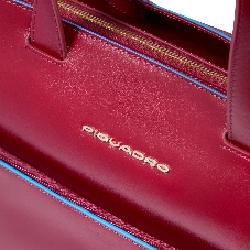 Деловая сумка женская с отделением для ноутбука Piquadro Blue Square BD6680B2/R натур.кожа красный