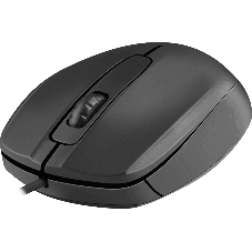 Мышь проводная Defender Alpha MB-507 черный, 1000 dpi, USB, кнопки - 3