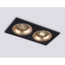 Светильник Ambrella light TN102735/2 BK/GD черный/золото GU5.3 175*92*23