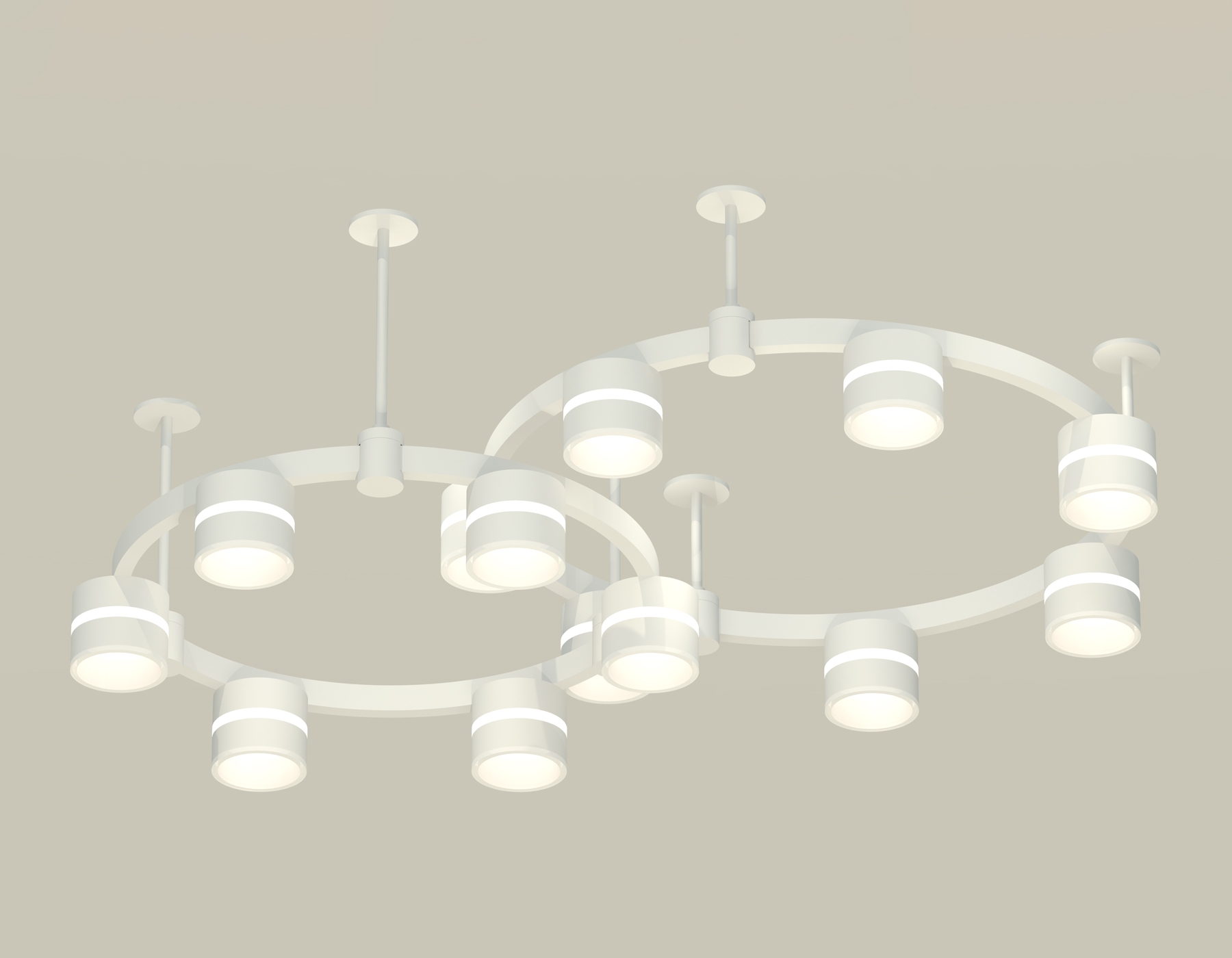 Светильник Ambrella light XR92211001/13 SWH/FR белый песок/белый матовый GX53 (A9221, A9226, C9236, C9231, N8444)