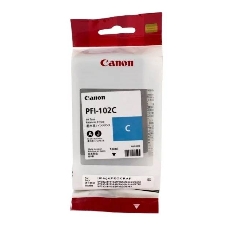 Картридж струйный Canon PFI-102C (0896B001) голубой (130 мл.) для Canon imagePROGRAF iPF605, iPF610., iPF650, iPF655, iPF710, iPF750, iPF755, LP17, iPF510