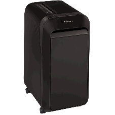Шредер Fellowes PowerShred LX220 черный (секр.P-4)/перекрестный/20лист./30лтр./скрепки/скобы/пл.карты