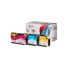 Набор струйных картриджей Sakura P2V32A (№711 Tri-colour) для HP, триколор, 73 мл. (3шт)