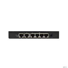 Коммутатор неуправляемый PoE ORIGO OS1206P/60W/A1A 4x100Base-TX PoE+, 2x100Base-TX, PoE-бюджет 60 Вт, корпус металл