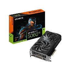 Видеокарта Gigabyte GeForce RTX 5060 Ti Windforce, NVIDIA RTX 5060 Ti, 8 ГБ GDDR7, 128 бит, PCI-e 5.0, 1xHDMI, 3xDP, 2572 МГц