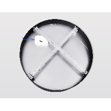 Потолочный светодиодный светильник Ambrella light FV5538 BK черный LED 90W 4200K D600*58 (Без ПДУ)
