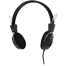 Проводные наушники Oklick HS-M200 черный, накладные, Jack 3.5 мм
