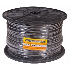 Кабель PROconnect КВК-П-2 +2x0,50 мм² (Cu/Cu) черный (бухта 200 м)