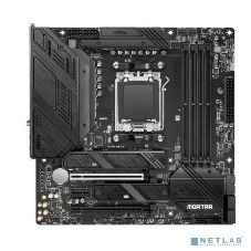 Материнская плата MSI MAG B650M MORTAR WIFI, AM5, AMD B650, 4xDDR5, 6xSATA, 2xM.2, 1xPCI-E 4.0 x16, 1xPCI-E 4.0 x4, 1xHDMI, 1xDP, 1x2.5Gb LAN, 3xUSB 3.2 Gen 2, 4xUSB 3.2 Gen 1, 1xUSB-C 3.2 Gen 2x2, 5x3.5мм аудио, 7.1, Micro-ATX