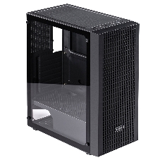 Корпус без блока питания PCCOOLER MA100 MESH BK, Mesh Mid Tower, черный, TG, 0.4 SPCC, 3x120мм ARGb ATX, mATX, mITX 160/310/180мм 2x2.5
