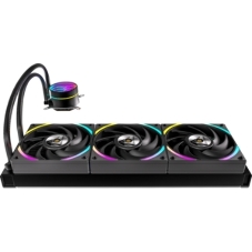 Кулер с водяным охлаждением Formula V Line ICE JET GLOW 360 WH, 360мм, 3x120мм, ARGB fans, LGA115X/1200/1700/1851, AM4/AM5