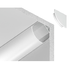 Алюминиевый профиль Ambrella light GP2100WH белый 2000*15.7*15.7