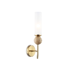 Настенный светильник Ambrella light LH53254 BS/FR латунь/белый матовый E14 max 40W 110*100*400