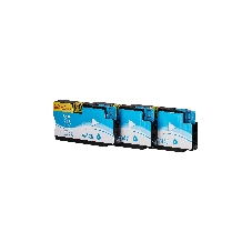 Набор струйных картриджей Sakura CZ134A (№711 Cyan 3-pack) для HP, голубой, 26 мл.