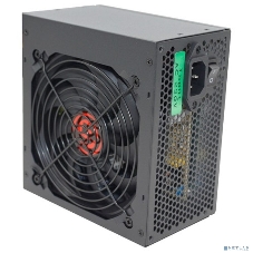 Блок питания Ginzzu CB500 12CM черный,24+4p,PCI-E, 4*SATA, 3*IDE,оплетка MB, кабель питания