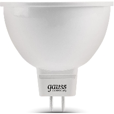 Лампа светодиодная Gauss Elementary MR16 9Вт цок.: GU5.3 спот 220B 2700K св. свеч. бел. теп. MR16 (упак.: 10 шт)