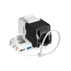 Модуль-вставка Keystone Jack RJ-45 ExeGate KJ-8P8C-U-C5e-180-TL (Кат.5e, неэкранированная, 180 градусов, IDC Toolless (без инструмента))