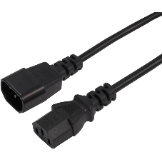 Шнур сетевой Rexant IEC 320 C13 – IEC 320 C14 3x0,75мм², 1,2м