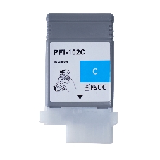 Картридж струйный Sakura 0896B001 (PFI-102C) для Canon, голубой, 130 мл.