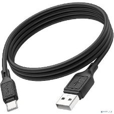 Кабель USB HOCO X90 Type-C/ 1m/ 3A/ Силикон/ Black