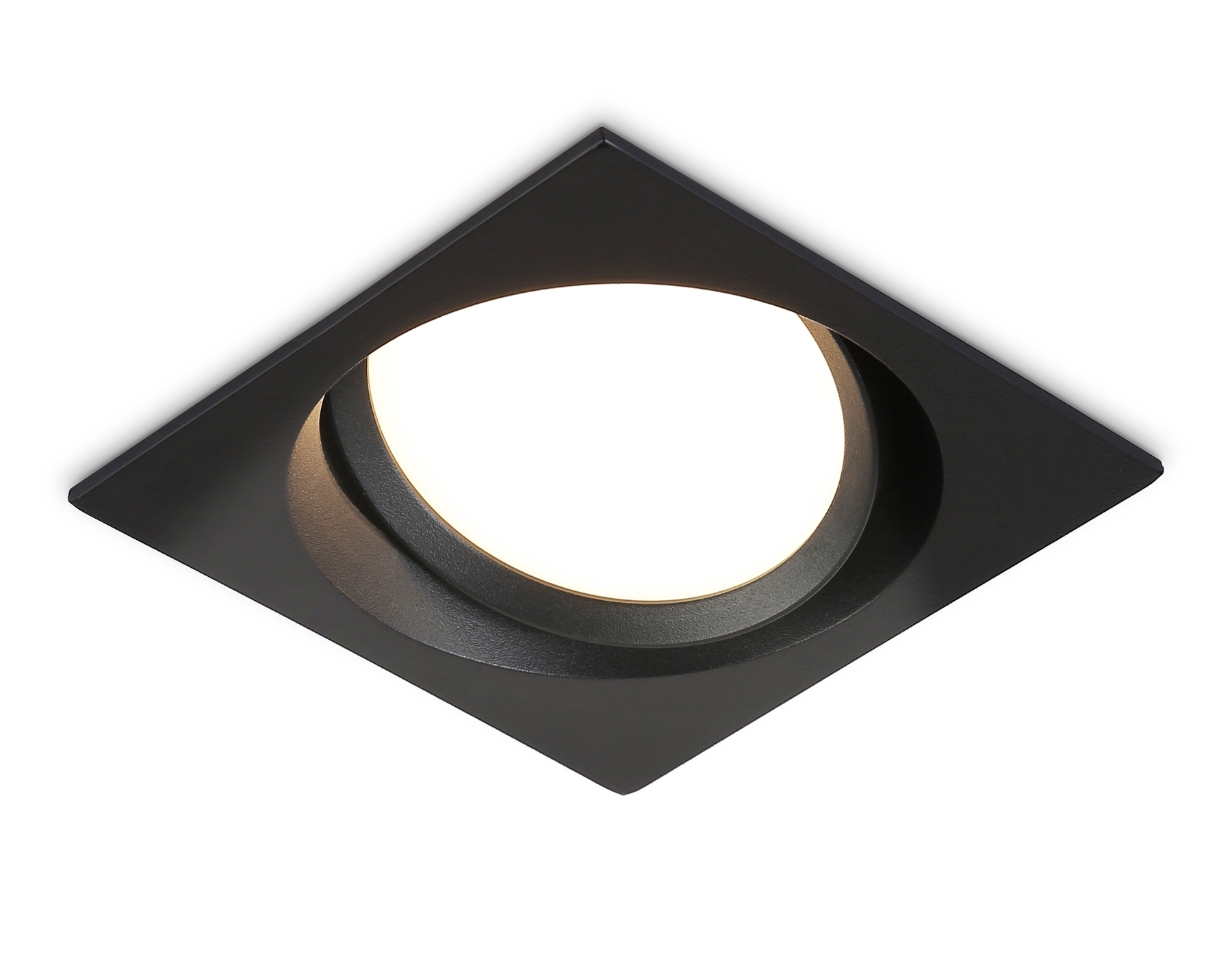 Светильник Ambrella light TN52233 BK черный IP20 GX53 110*110*44