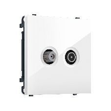 MS113310 Комплект механизма розетки TV оконечной + SAT SIGMA Белый глянец 5-862MHz 3.5dB/950-2150MHz 3.8dB QUANT PRO (SP1133, PR217) MS113310 Комплект механизма розетки TV оконечной + SAT SIGMA Белый глянец 5-862MHz 3.5dB/950-2150MHz 3.8dB QUANT PRO (SP1133, PR217)