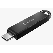 Флешка USB Sandisk CZ460 Ultra (SDCZ460-128G-G46), 128Gb, USB Type-C, R/W 150/30, черный