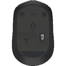Мышь беспроводная Logitech M170 черный/темно-серый, 1000 dpi, радиоканал, USB, кнопки - 3